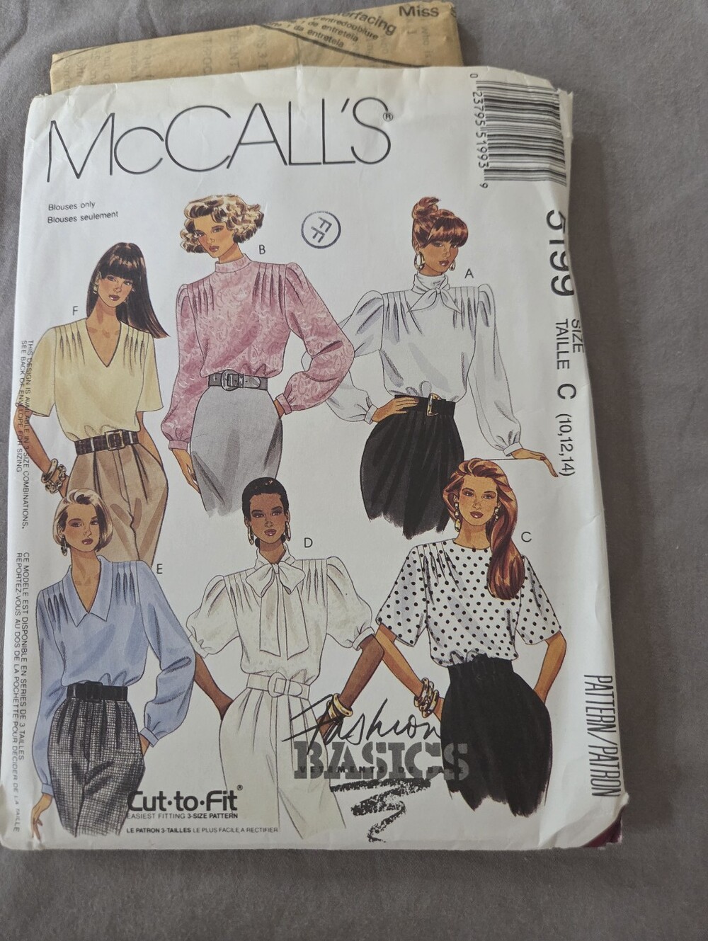 Women's Blouse Pattern - Classic Draped Blouse